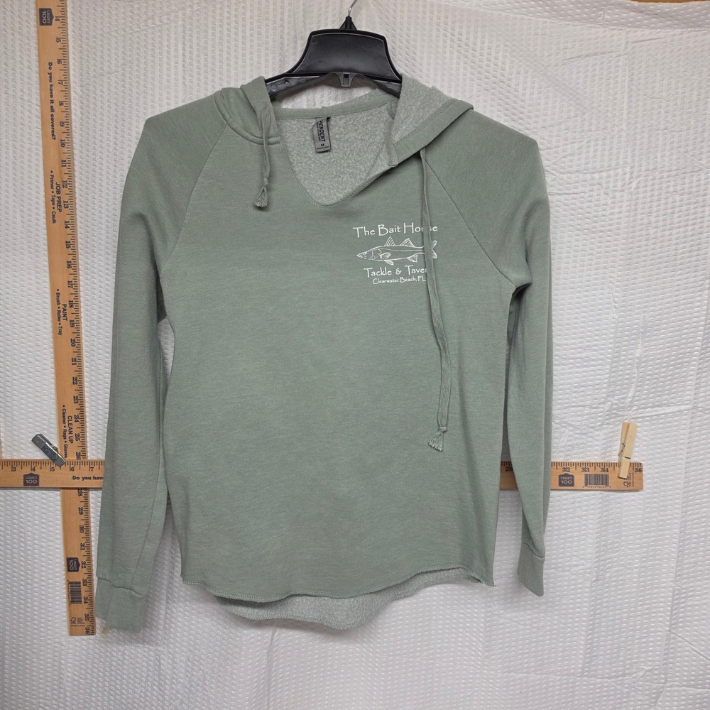 Independent Trading Co Bait House Clearwater Beach Hoodie Sage Green Medium